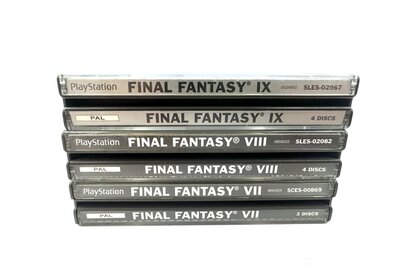 PlayStation Spiel Final Fantasy VII + VIII + IV PAL