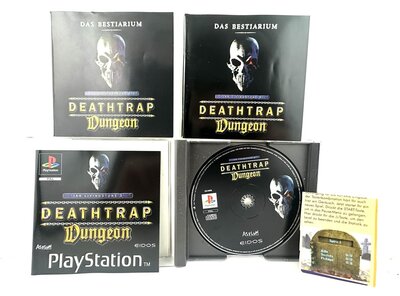 PlayStation Spiel Deathtrap Dungeon PAL