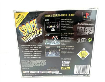 PlayStation Spiel Space Invaders PAL