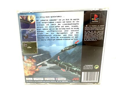 PlayStation Spiel Submarine Commander 1 PAL