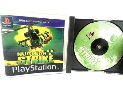PlayStation Spiel Nuclear Strike PAL