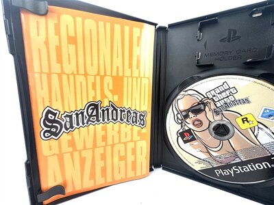 PlayStation 2 Spiel GTA San Andreas PAL