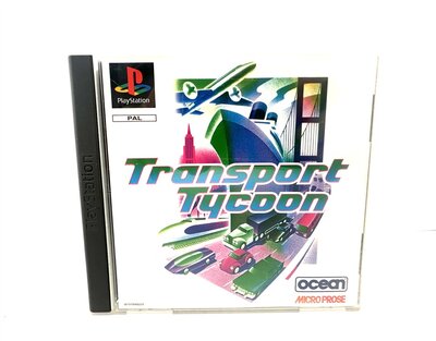PlayStation Spiel Transport Tycoon PAL wie NEU