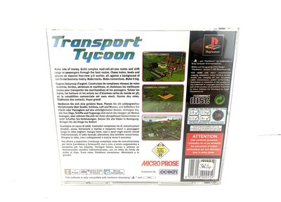 PlayStation Spiel Transport Tycoon PAL wie NEU