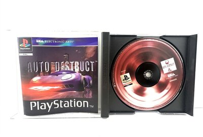 PlayStation Spiel Auto Destruct PAL wie NEU
