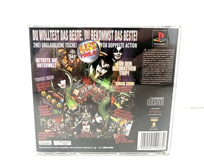 PlayStation Spiel Kiss Pinball PAL wie NEU