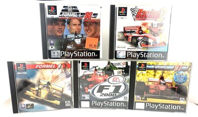 PlayStation Spiel Konvolut 5 Formel 1 Spiele PAL