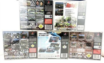 PlayStation Spiel Konvolut 5 Formel 1 Spiele PAL