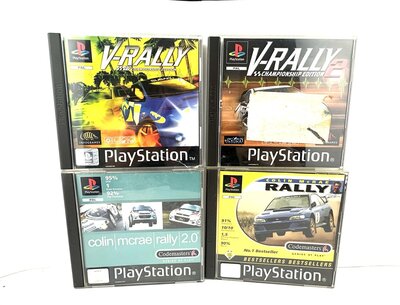 PlayStation Rally Rennspiele 4 St�ck PAL