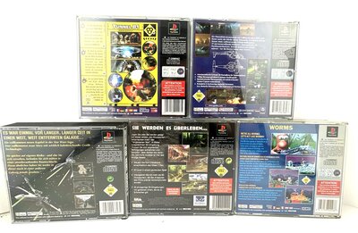 PlayStation Spiele Konvolut 5 St�ck PAL