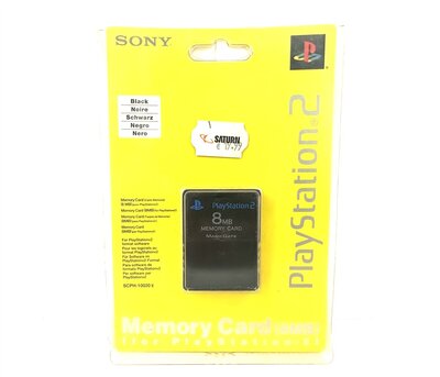 PS2 Memory Card 8 MB Original Vorderseite Unbenutzt OVP...