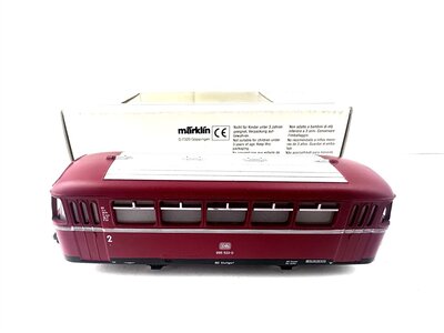 M�rklin 4018 H0 AC Beiwagen 995 Epoche III DB Ansicht von oben neuwertig