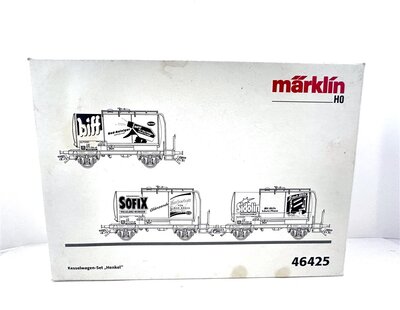 M�rklin 46425 H0 DC Vorderseite OVP Kesselwagen-Set...