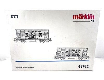 M�rklin 48782 H0 DC Wagen-Set Vorderseite...