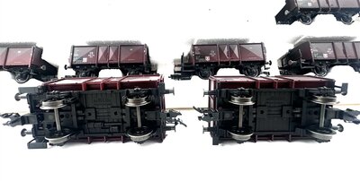 M�rklin 46030 H0 DC Kohlenwagen-Zug Wagen unten Radachsen Neuwertig