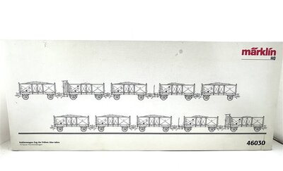 M�rklin 46030 H0 DC Kohlenwagen-Zug der fr�hen 50er Jahre Ep.III der DB