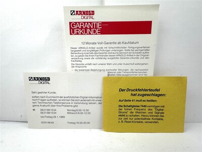 Arnold Digital 86028 Central Unit wie NEU mit OVP
