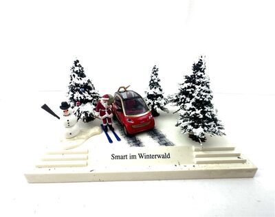 Busch Weihnachtsdiorama Smart im Winterwald 1:87