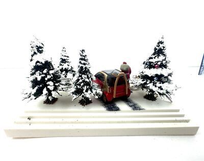 Busch Weihnachtsdiorama R�ckansicht Smart im Winterwald 1:87