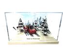 Busch Weihnachtsdiorama Vorderansicht Smart im Winterwald...
