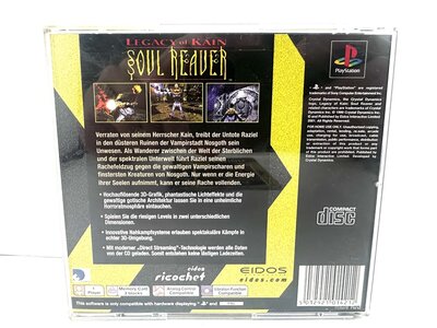 PS1 Shockwave Assault 2-Disc Edition PAL R�ckansicht OVP