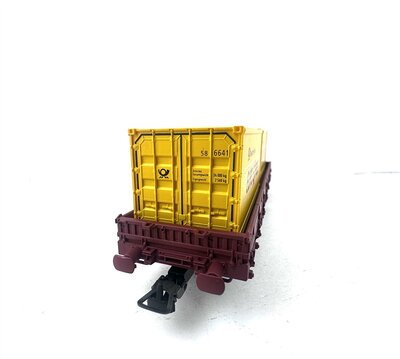Electrotren 1624K H0 Frontansicht Containerwagen "Euro Express" der DB