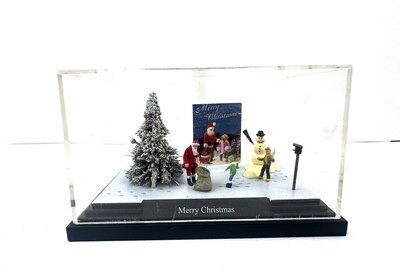 Busch 7635 Merry Christmas Kleindiorama 1:87 Neuwertig Vorderseite