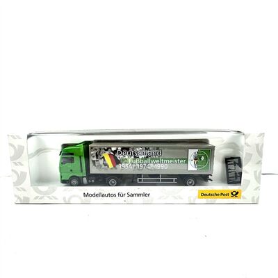 AWM H0 MAN Sattelzug Vorderansicht Deutsche Post WM 1954 1974 1990 1:87 OVP