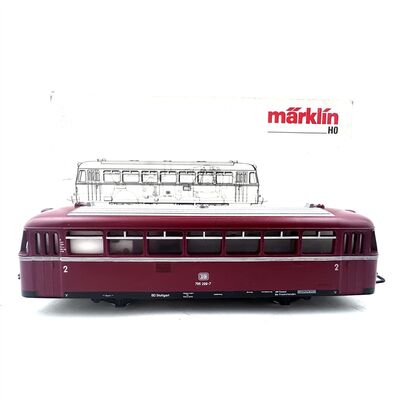 M�rklin 3016 H0 Vorderseite Neuwertiger Schienenbus BR...