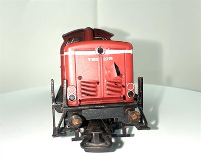 M�rklin 3072 H0 AC Frontansicht Diesellok V 100 Ep.III der DB analog