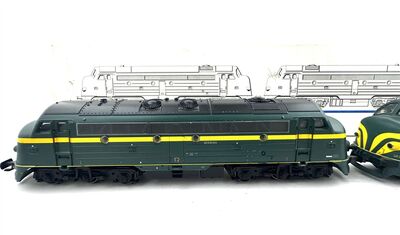 M�rklin 34664 H0 Doppel-Diesellok Serie 202 + 203 SNCB digital + sound