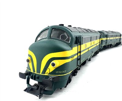M�rklin 34664 H0 Doppel-Diesellok Serie 202 + 203 SNCB digital + sound