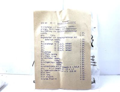 Zeigt Liste f�r M+F Merker + Fischer 0369 H0 Steuerung fertig genietet f�r Liliput BR 78