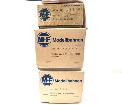Vorderansicht M+F H0 033 Bausatz BR 57 alle Verpackungen sind unge�ffnet