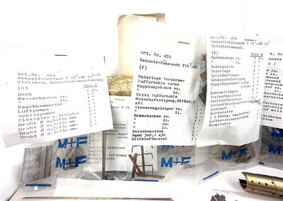 M+F 070 H0 Bausatz BR 93 T 14.1 + Zur�stsatz 070 + Steuerung