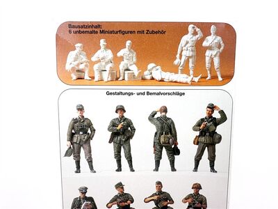 Preiser 64000 WWII Rastende Infanterie (Deutsches Reich 1939&ndash;45) 1:35