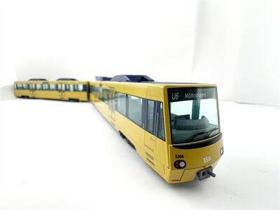 Leopold Halling H0 Stuttgarter Stadtbahn 2er-Set DT 8.10 SSB mit Antrieb