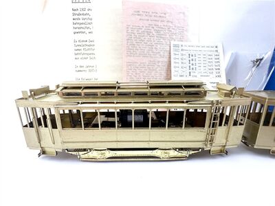 Fairfield Models H0 Berliner Stra�enbahn TF BF 13 / 25 Messing mit Motor