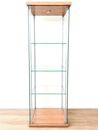 IKEA DETOLF Glasvitrine Optik in Schwarz