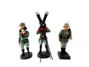 Lineol & Elastolin Soldaten 3 Massefiguren WW2